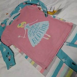 Carters Fairy 4 piece PJ set NWT